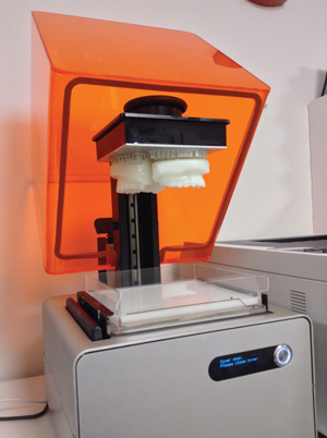 Formlabs’ Form 1+ system weighs a mere 18 pounds.